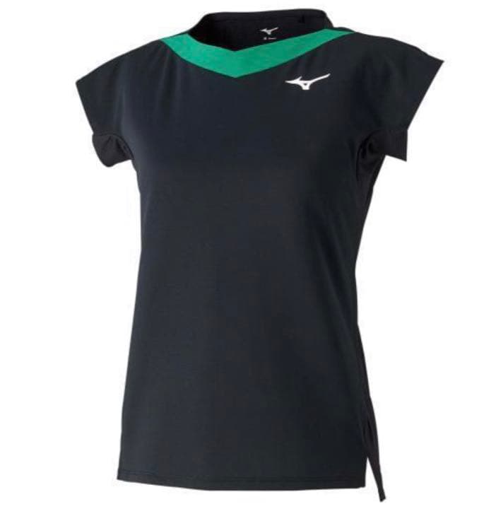新品タグ付き　ミズノ　バドミントンゲームシャツ　レディースＬ　奥原モデル