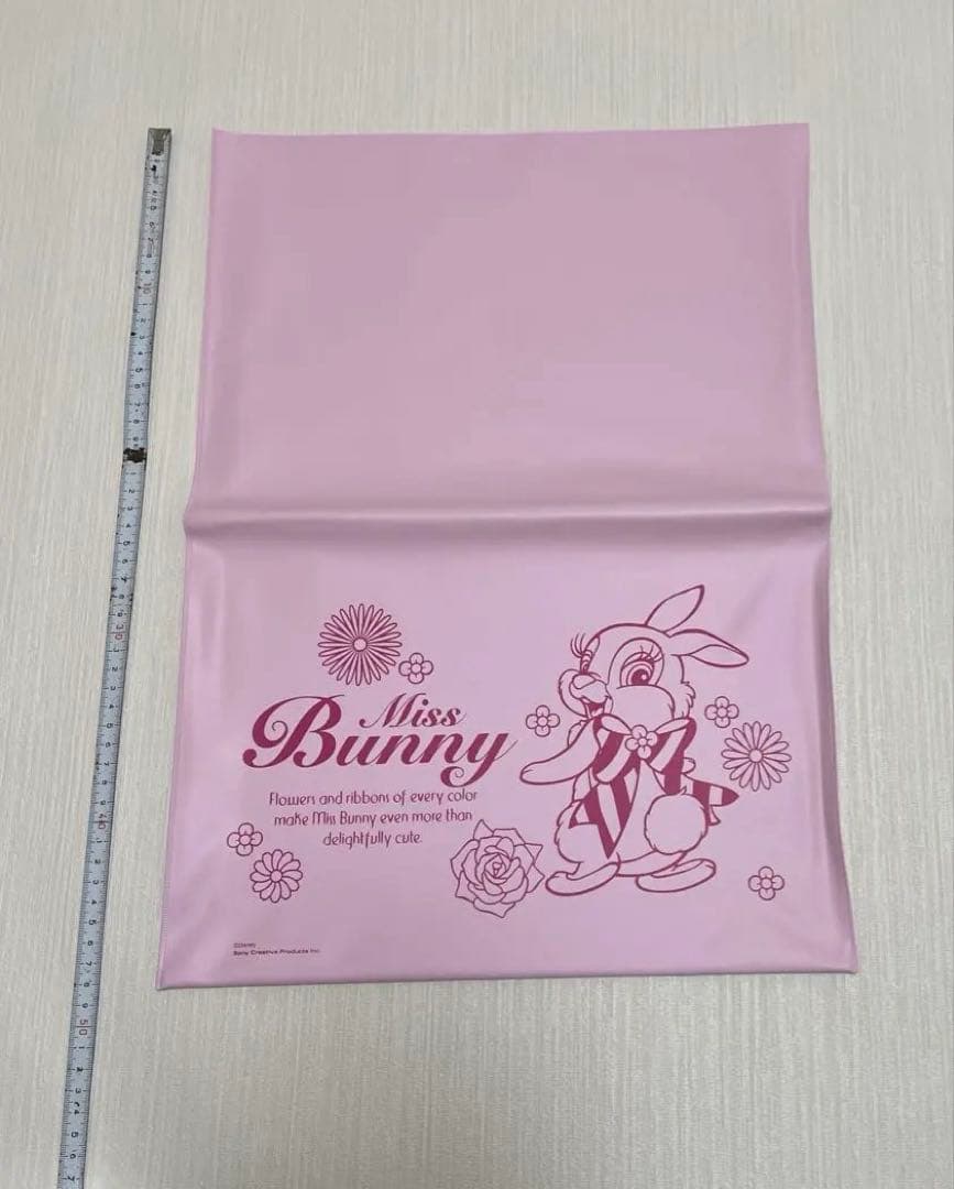 【匿名配送】Miss Bunny 書類ケース　マルチケースA4OK 昭和レトロ