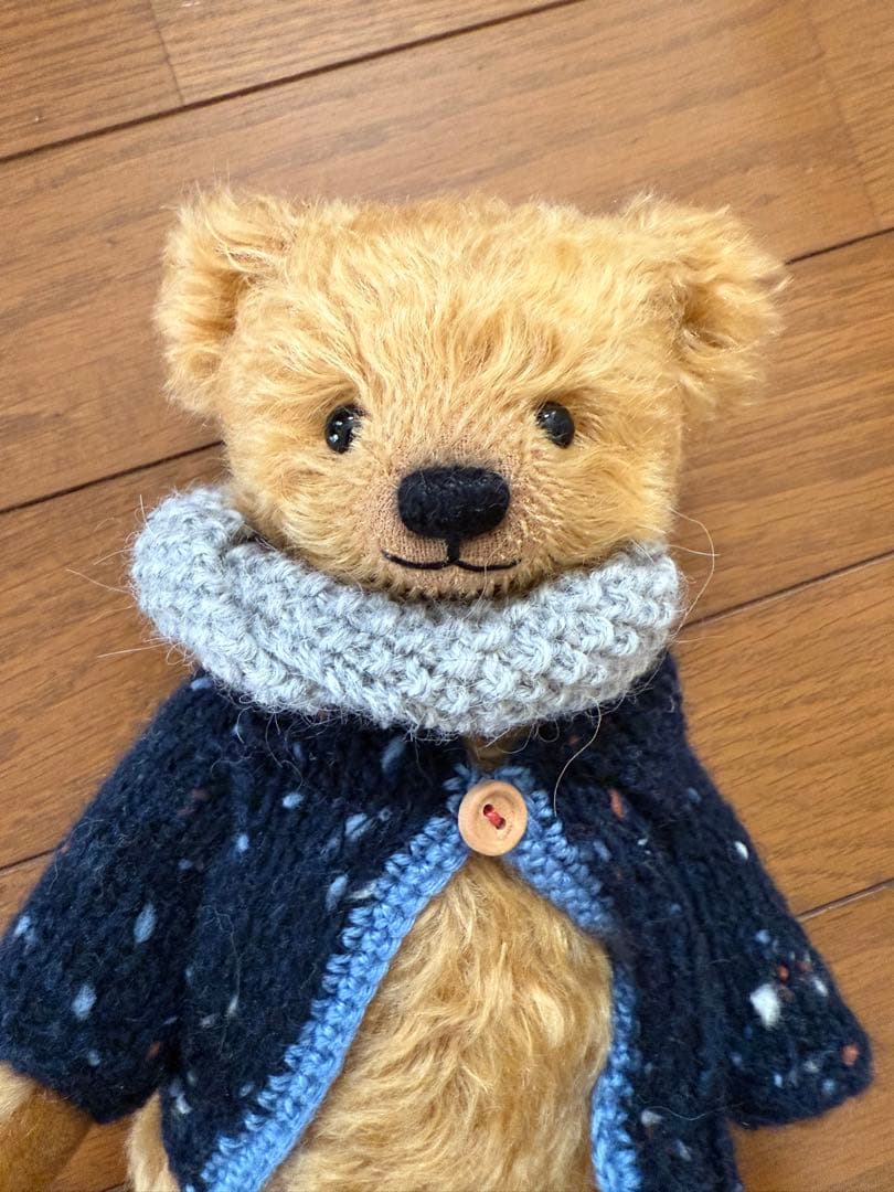 マ*ン様 作家様　ベージュとネイビーのクマ