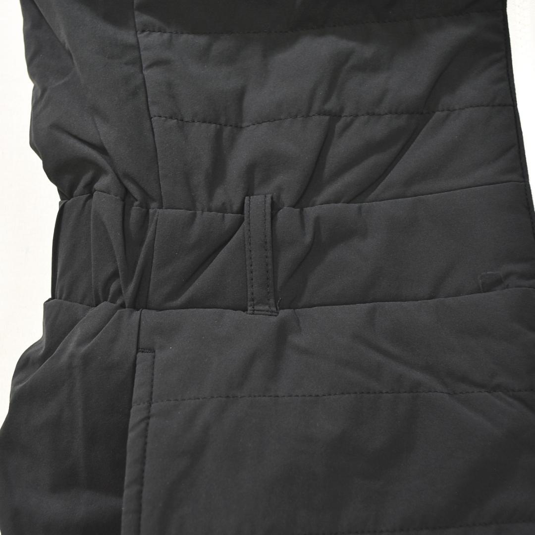 【人気】 【上質】 マンシングウェア 中綿入り ベスト ワンピース ブラック ♪