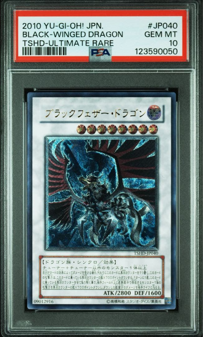 PSA10 ブラックフェザードラゴン レリーフ