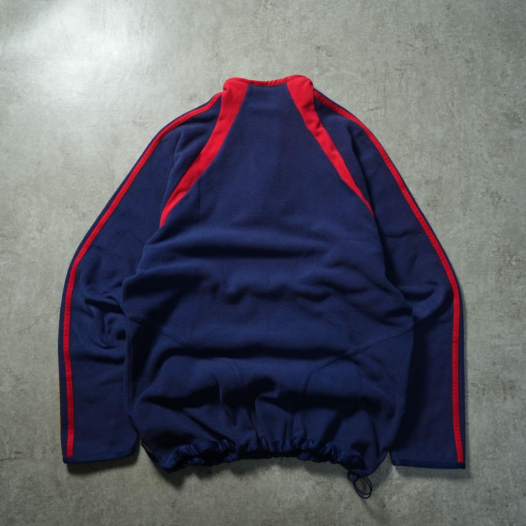 00s adidas スペイン代表 FEF ハーフジップフリース 短丈 y2k