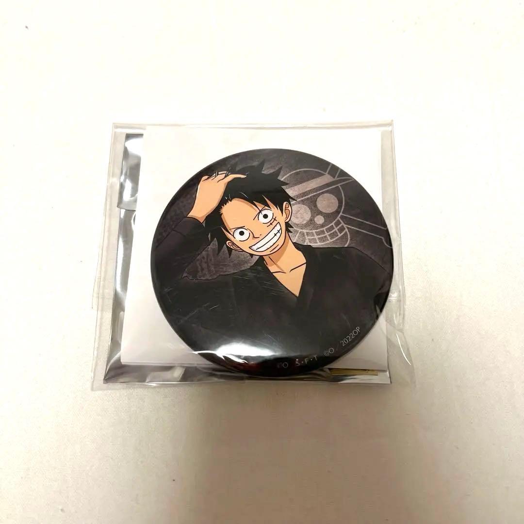 ワンピース　ルフィ　極楽湯　缶バッジ