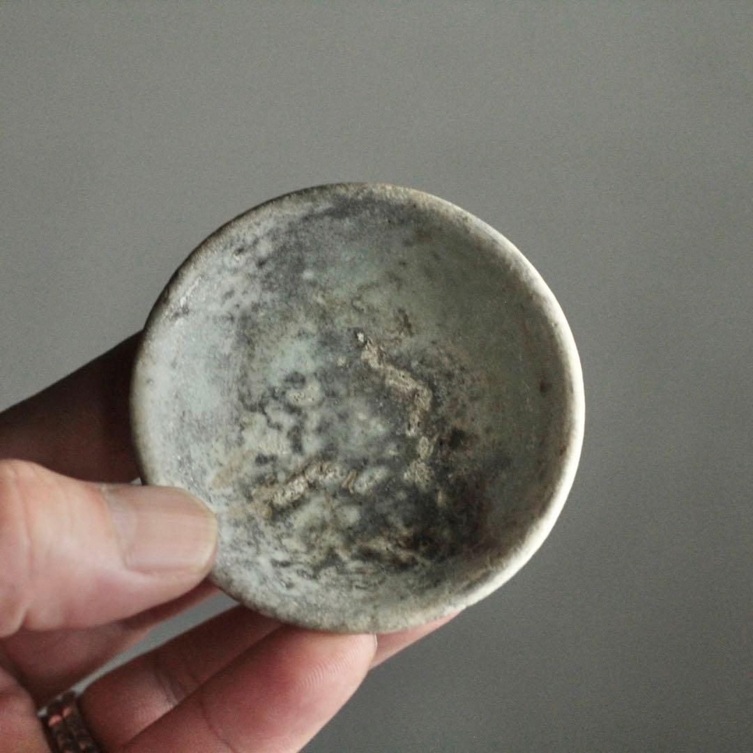 李朝 白磁 盃 ぐい呑み 古道具 古美術 朝鮮美術