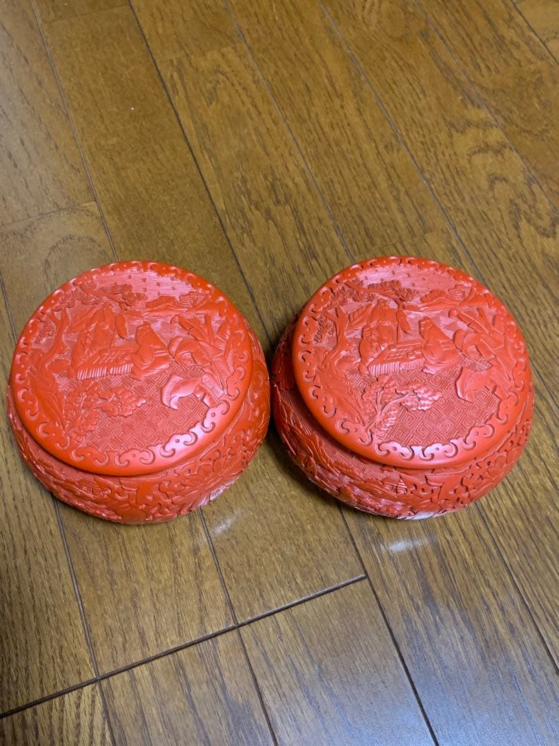 新品未使用 碁石 囲碁 堆朱 瑪瑙 メノウ 中国