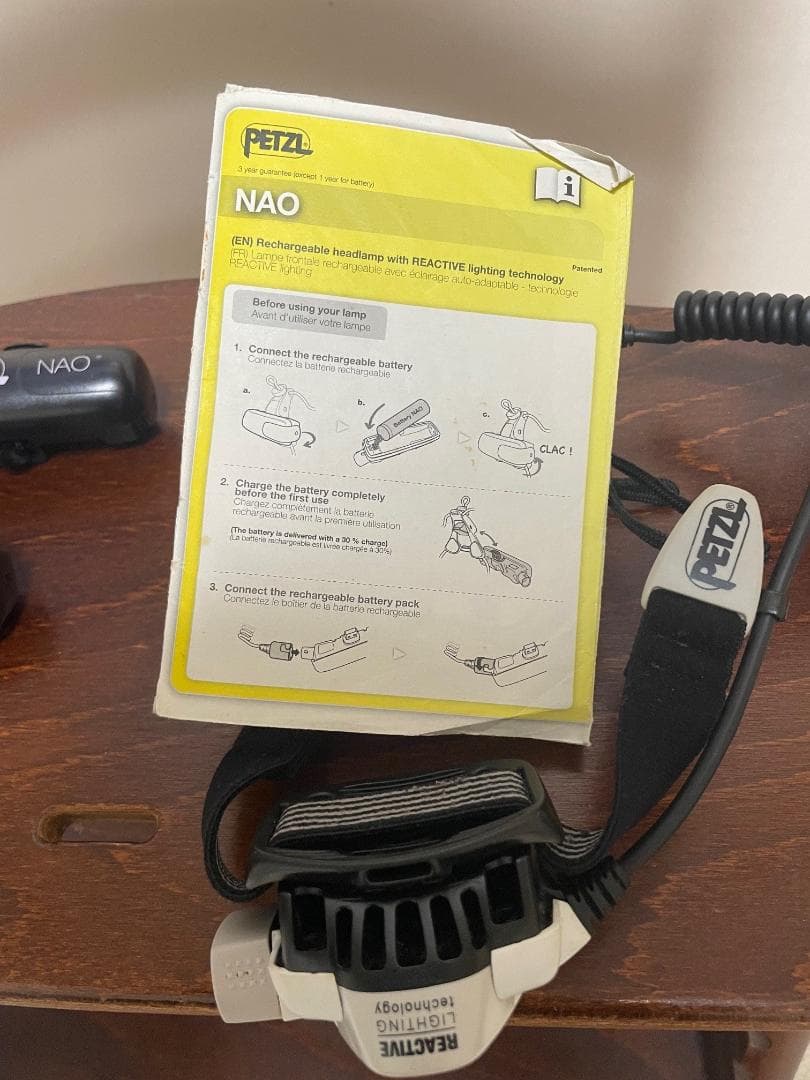 Petzl NAO ヘッドランプ 充電式