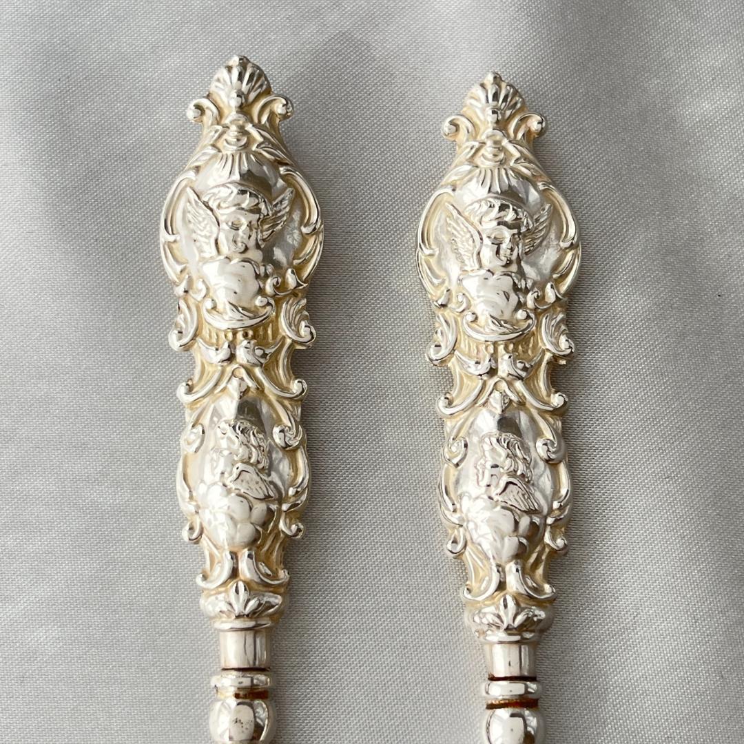 【Adie & Lovekin】【純銀ハンドル】 天使の靴べら / ボタンフック