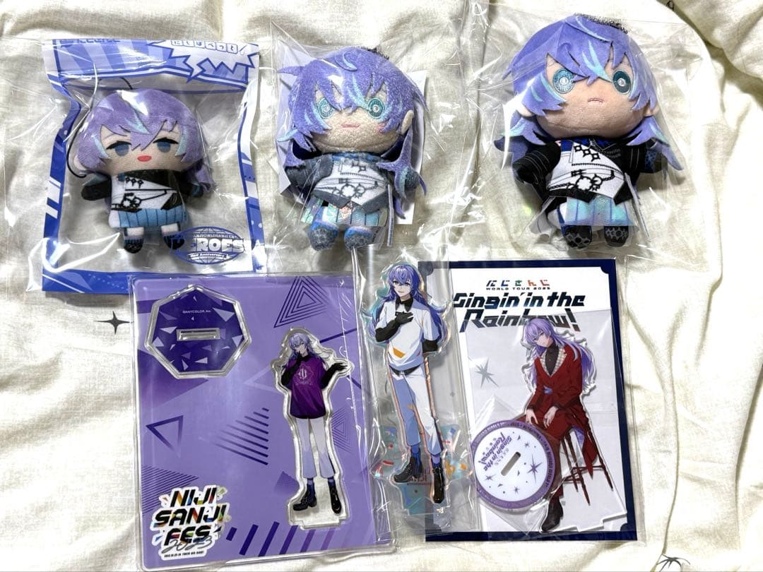 星導ショウ　ぬい3点・アクスタ3点セット