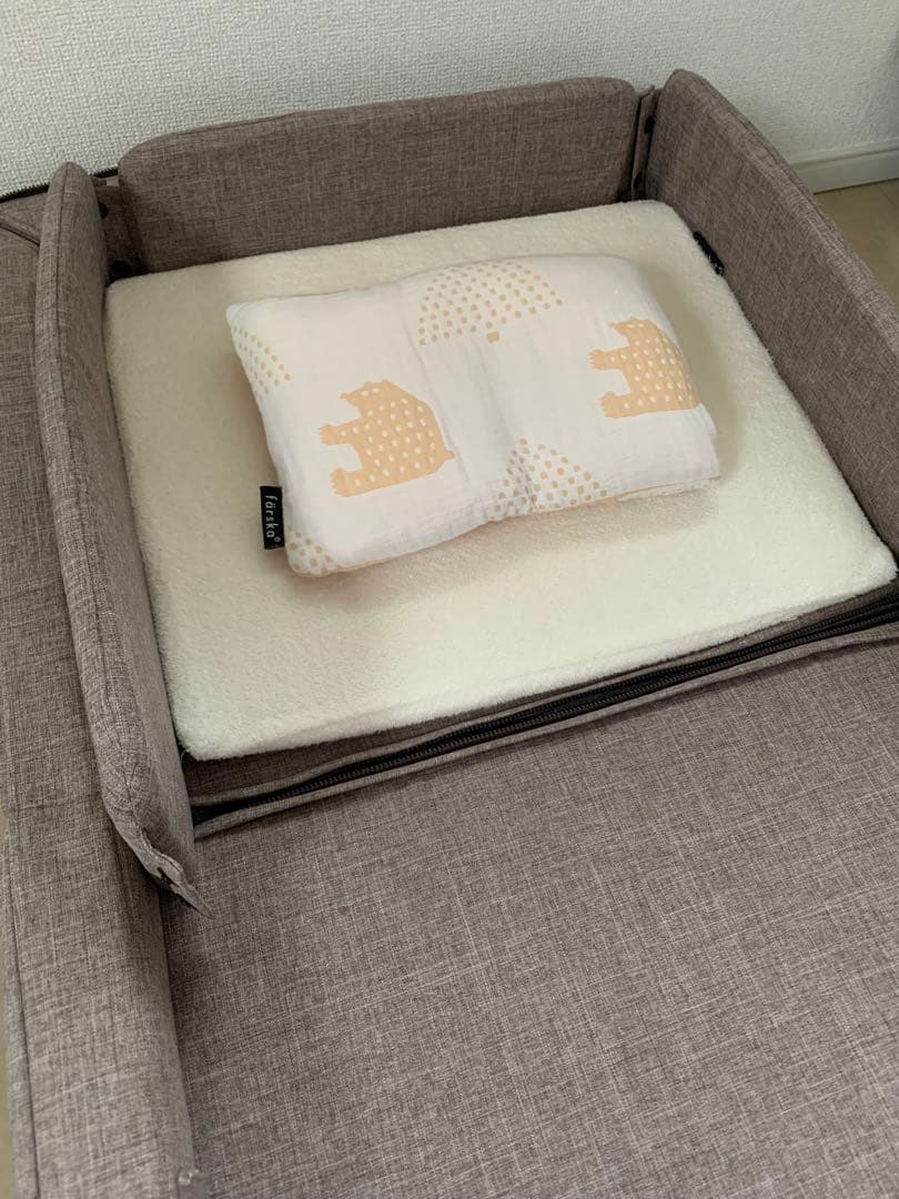 タイムセール！最終値下げ！！ファルスカ　コンパクトベッド　ランジブラウン