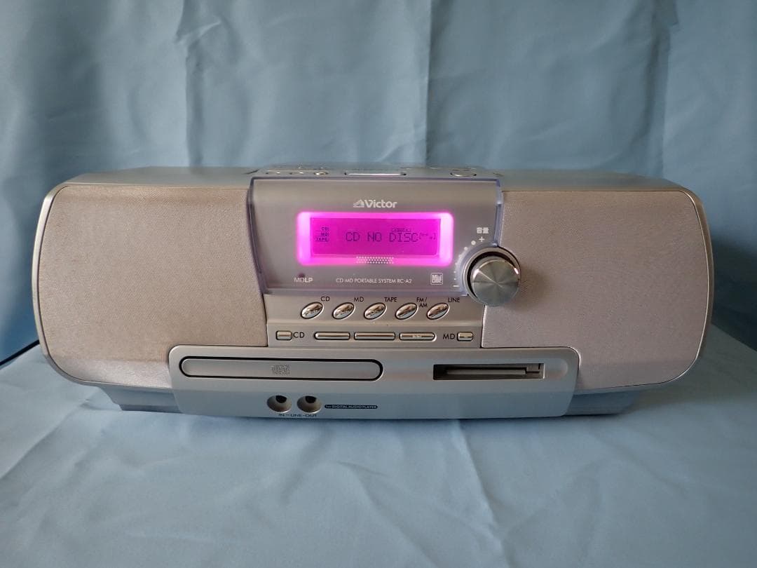 JVC Victor RC-A2 （シルバー）CD・MD・カセットデッキ