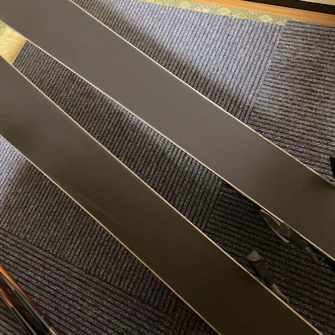 スキー　スキー板180サロモン　スキーストック115センチ　スキーセット