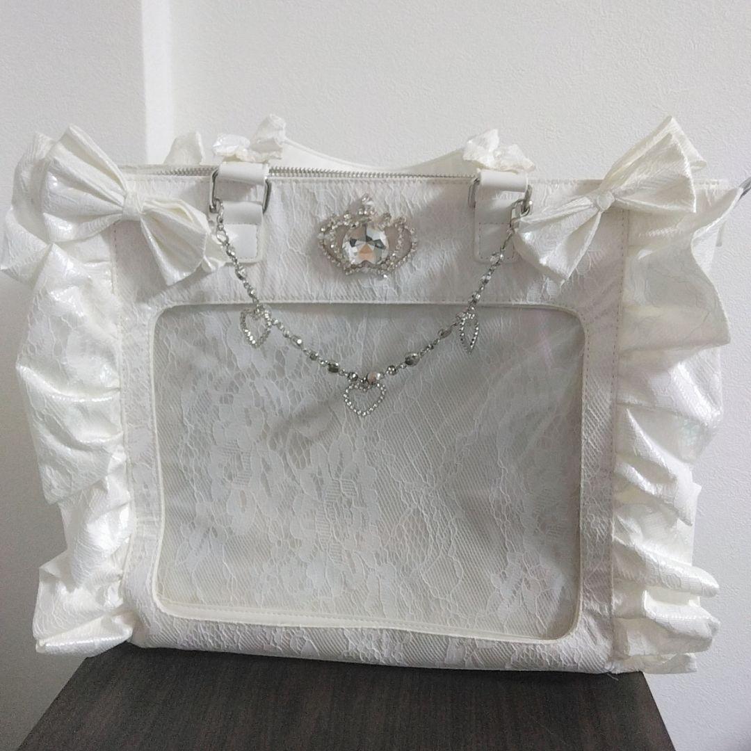 Pal elfy パルエルフィー オーロラレースBIG姫痛バ/地雷系 量産型 白