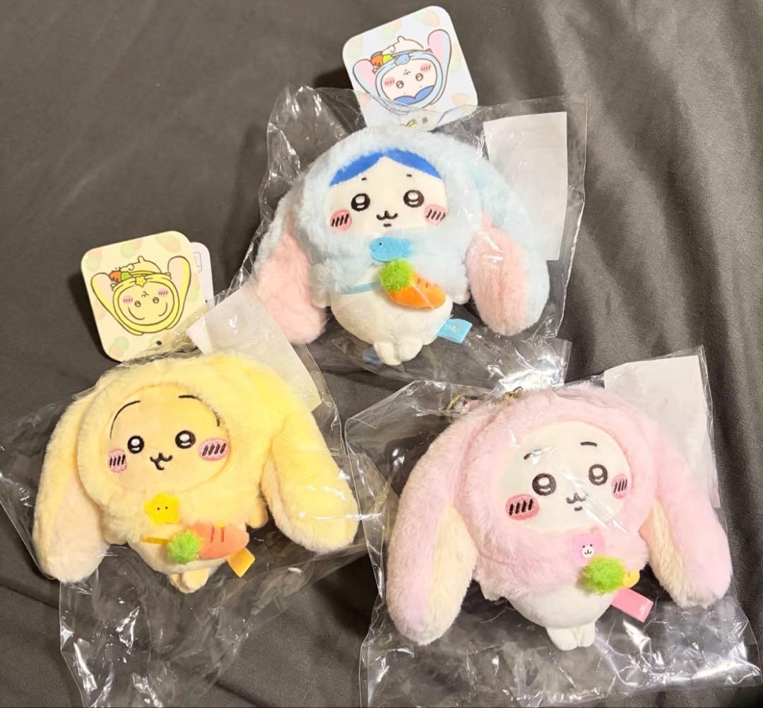 台湾限定　ちいかわ　うさぎ　ハチワレ　ロップイヤーなマスコット