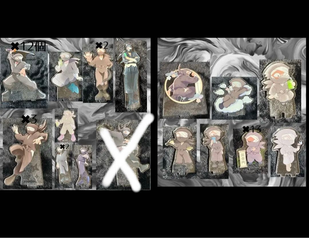 2枚目あり　雑渡昆奈門　忍たま乱太郎　担降り　アクリルスタンド