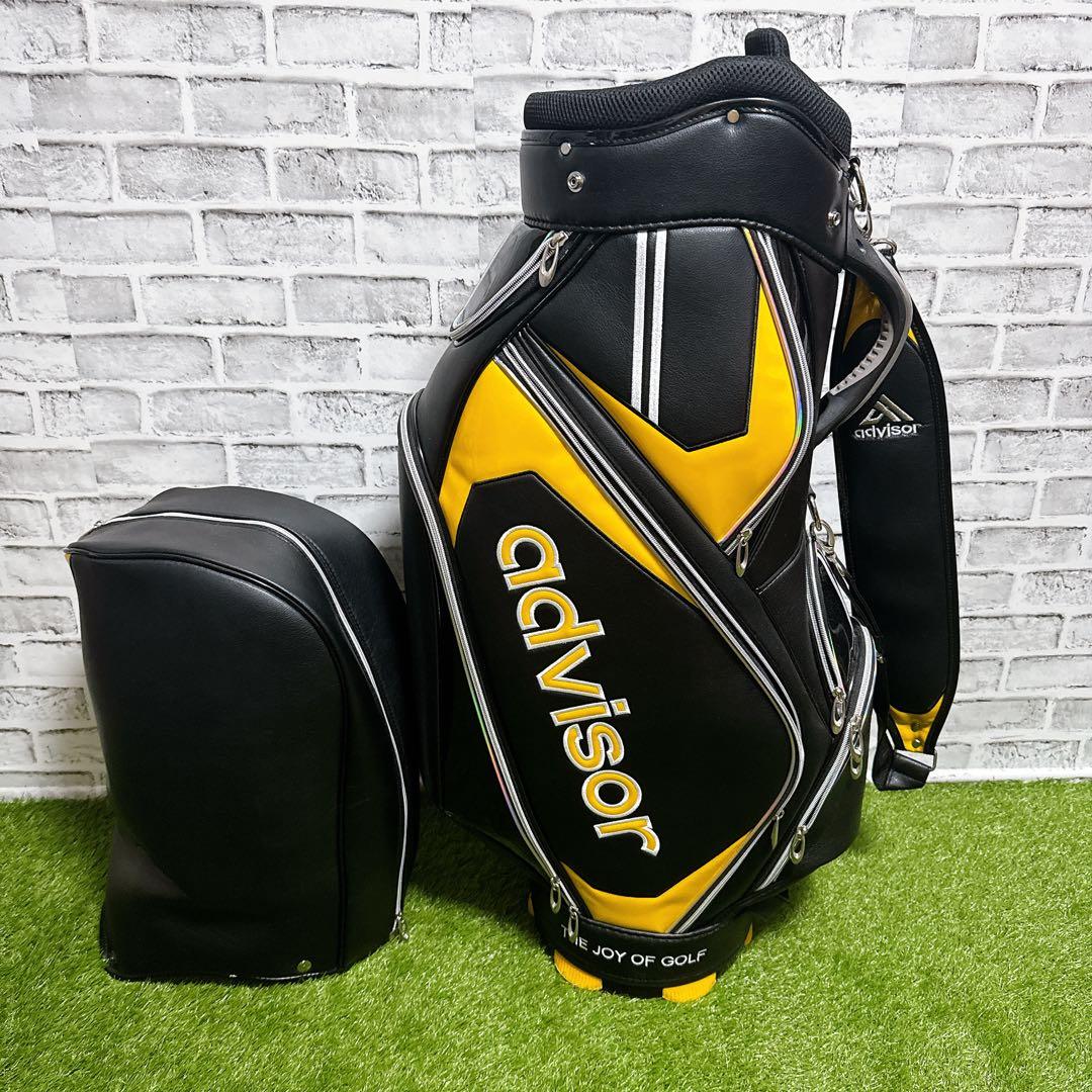advisor メンズ　 ゴルフバッグ キャディバッグ　6口 良品