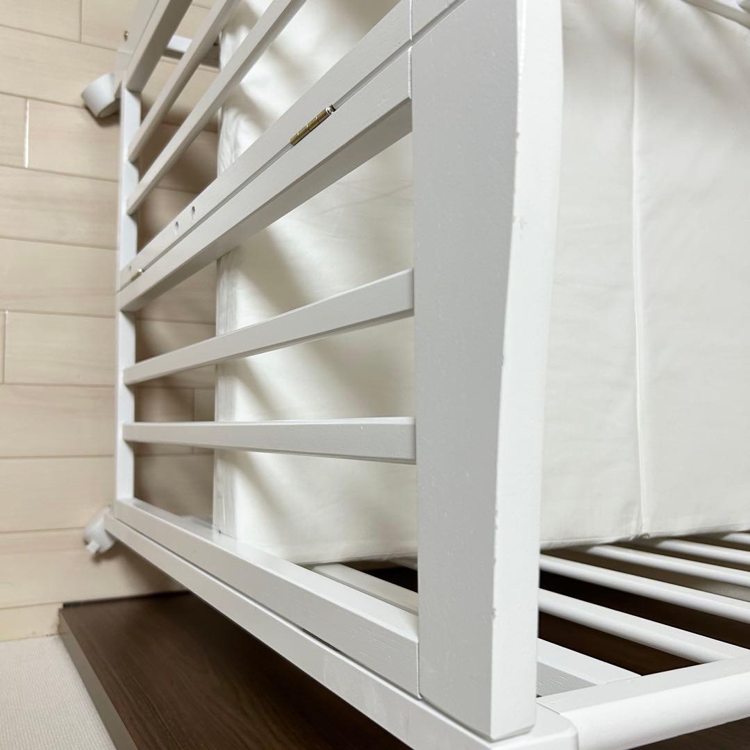 【美品】KATOJI ベビーベッド ミニ ホワイト 品番02006