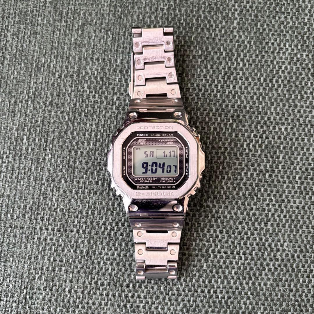 G-SHOCK GMW-B5000 1JF フルメタル シルバー 箱なし