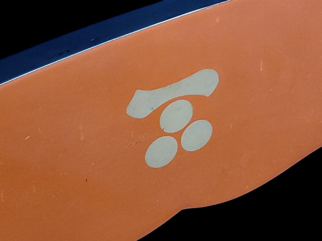 長門三つ星 家紋 刀掛け 3本掛け 約45x46x18 1.7kg 骨董1118