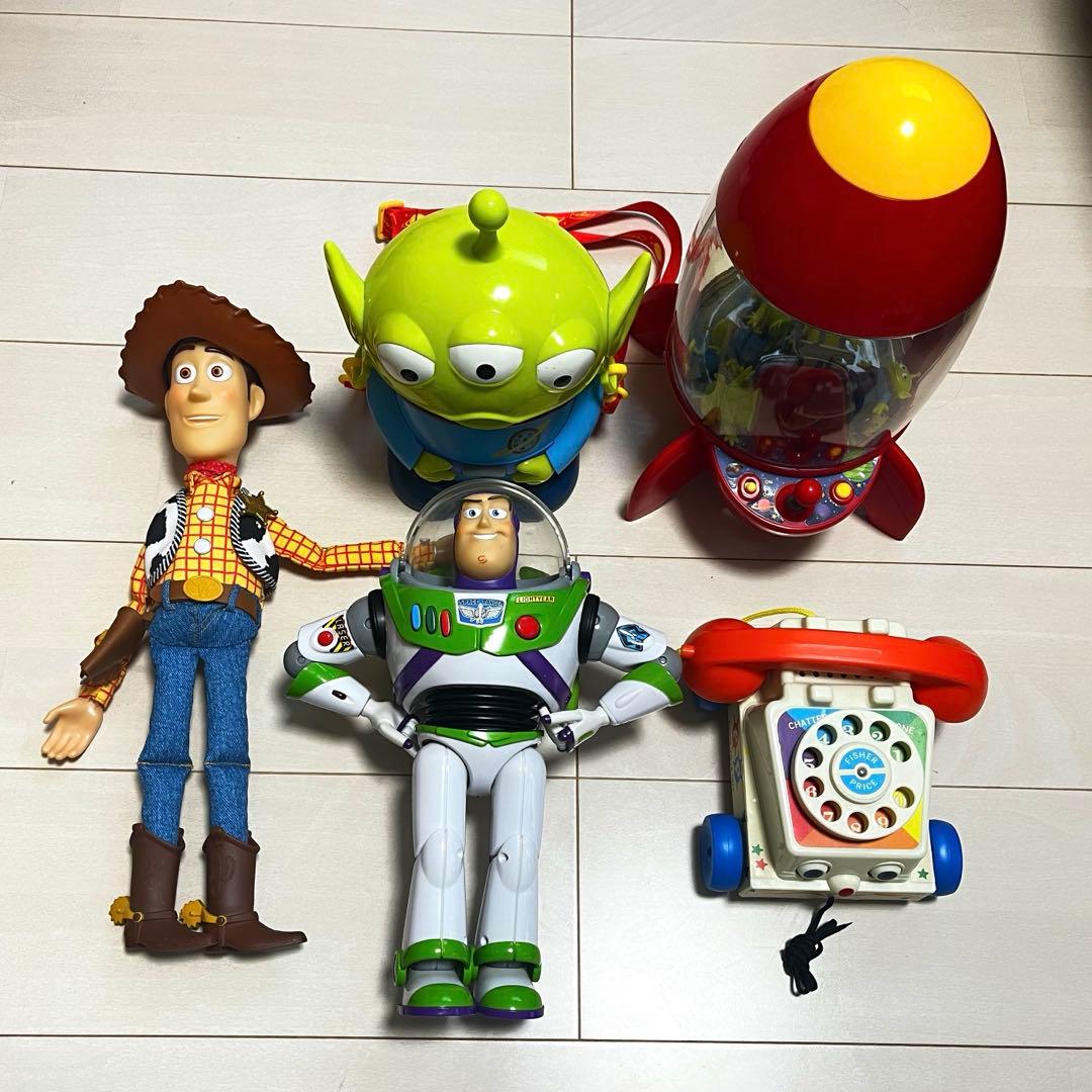 トイストーリー　まとめ売り　ウッディ　バズ　チャターフォン　クレーンゲーム