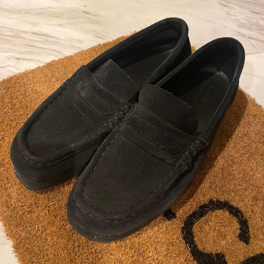 Clarks スエード ワラビー ローファー 23.5