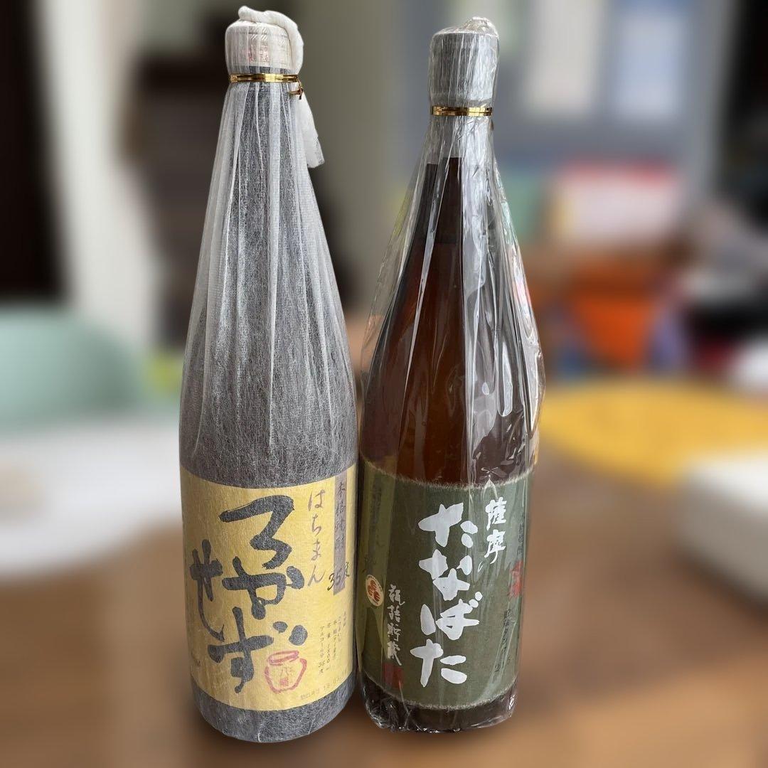 《未開栓》本格焼酎　はちまん ろかせず・薩摩たなばた　1800ml 2本セット