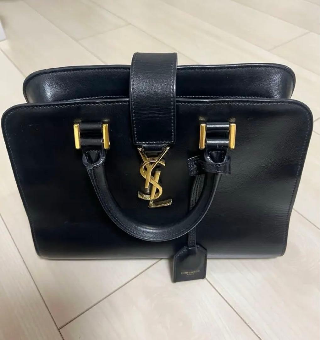 MomoCoco様SAINT LAURENT ブラックレザー ベイビーカバス