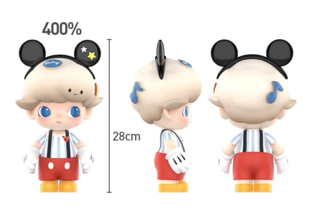 DIMOO 400% ミッキーマウス 約28cm フィギュア popmart
