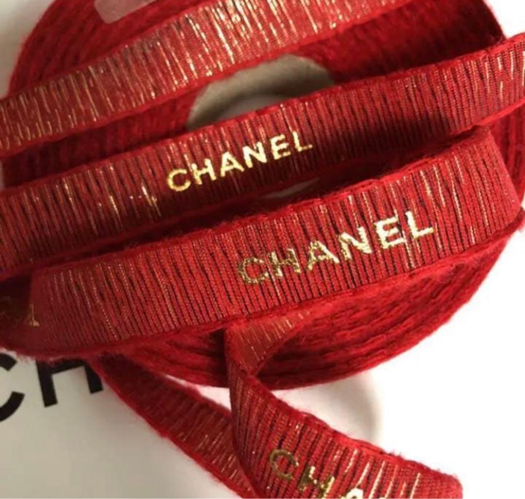 シャネル　2021新年限定　赤リボン　1ロール