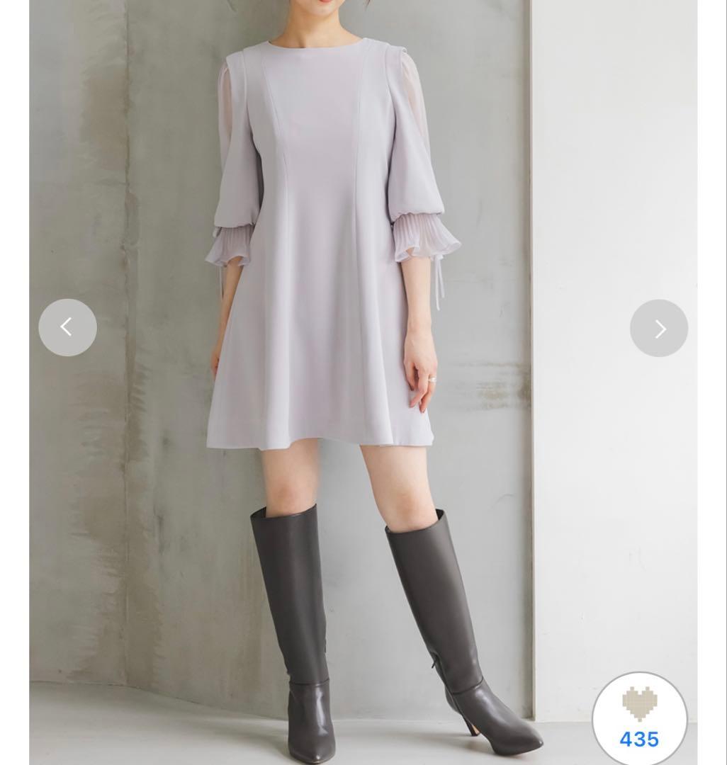 今だけ限定お値下げ中【新品・未着用】スナイデル レディライクフレアミニワンピース