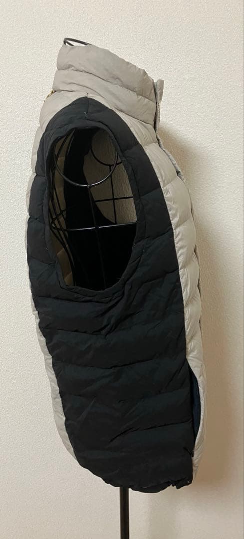 MARK AND LONA ダウンベスト グレー/ブラック　　サイズ46