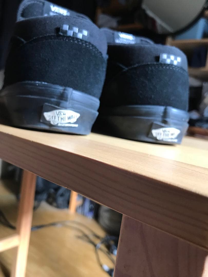 美品　vans skate halfcab スケートモデルBlack 25.0