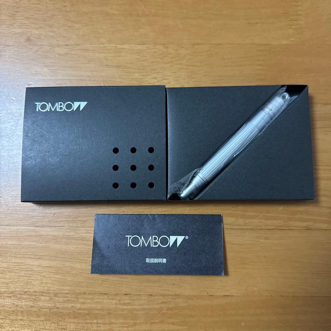 廃盤 TOMBOW トンボ鉛筆 XPA ボールペン 伸縮式 シルバー 箱付き