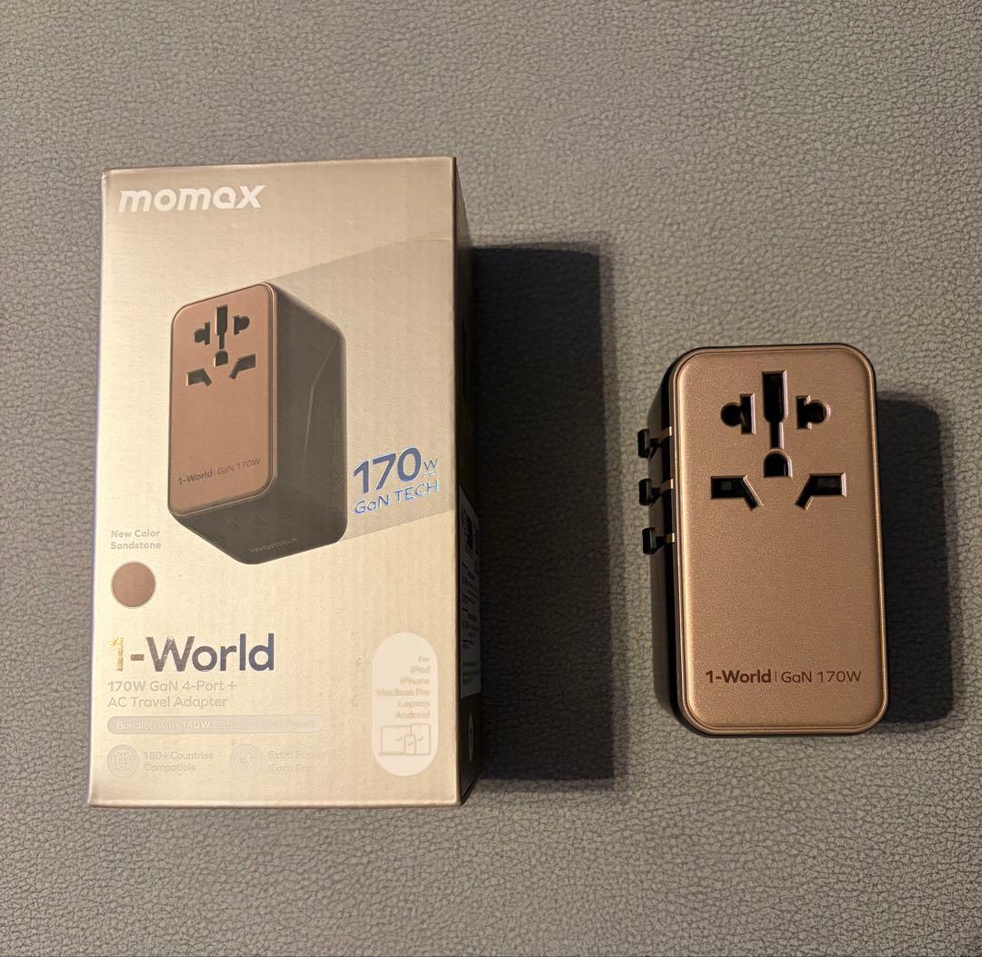 MOMAX 1-World 170W 海外変換プラグ　UA17D1