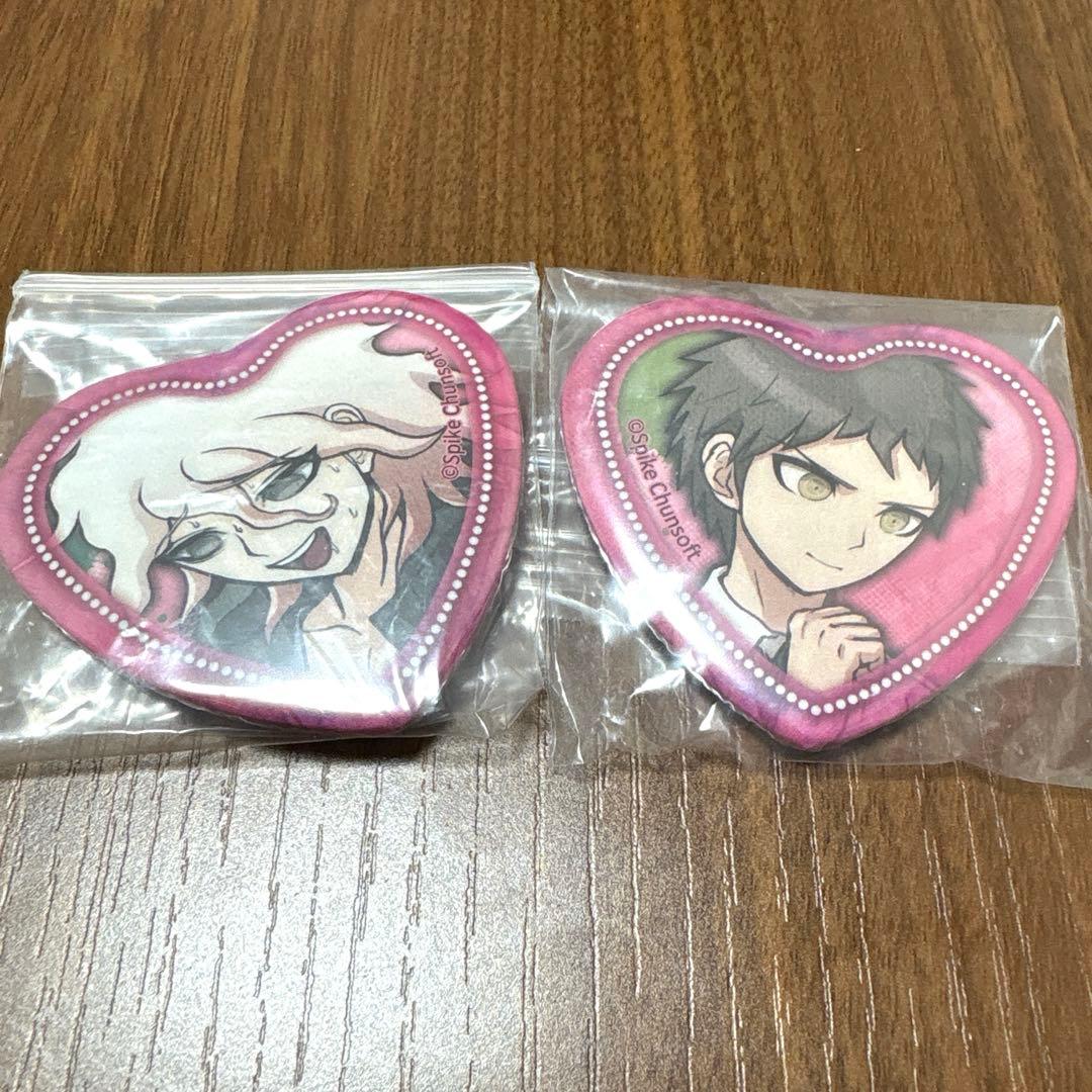 ナンジャタウン テレ顔ハート缶バッジコレクション 狛枝 日向 2点セット