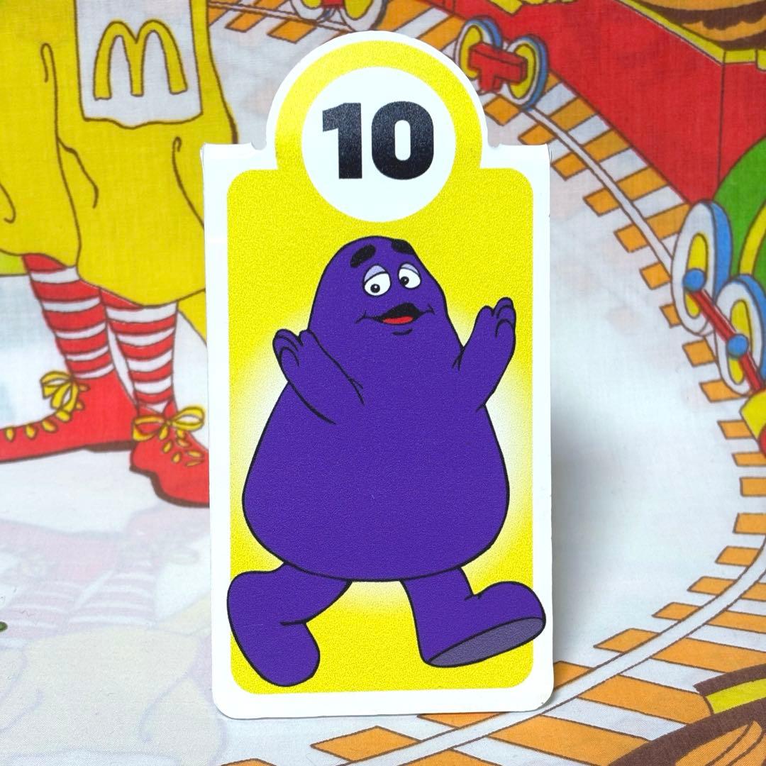 No.10 マクドナルド グリマス オーダー テーブル ナンバー 店舗用希少レア