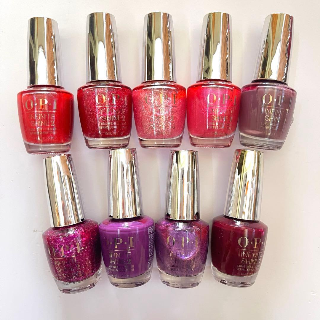 【スーパーセール❗️新品】 OPIインフィニットシャイン〔ピンク紫系〕まとめ売り