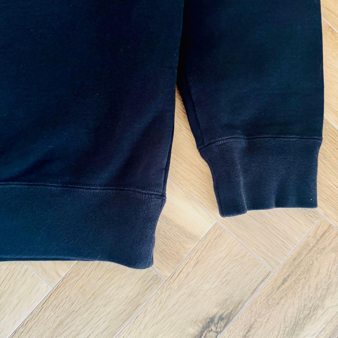 Maison Margielaマルジェラ 無地スウェット 黒 サイズ52