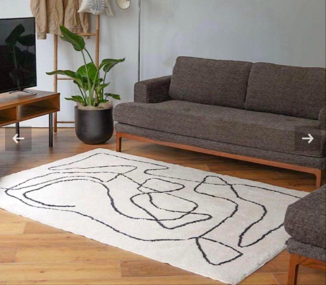 限定値下げ 140×200 ジャーナルスタンダード ラグ 使用期間3ヶ月