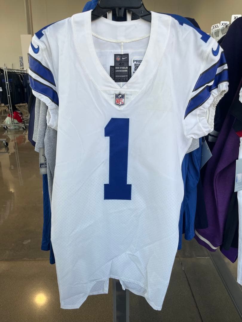 Jones選手着用済み ダラスカウボーイズユニフォーム