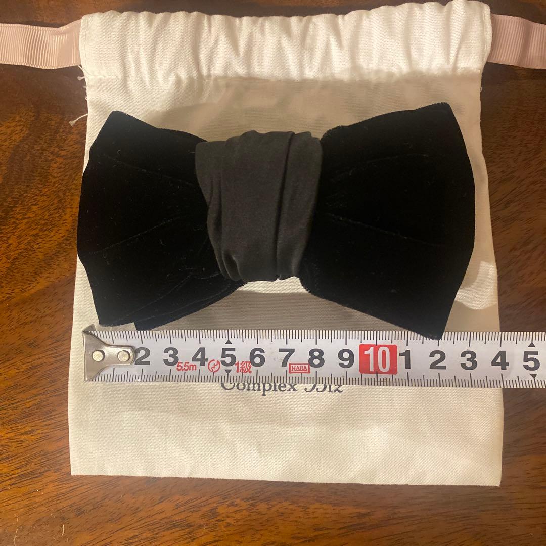 Complex Biz ブラックベルベット　バナナヘアクリップ