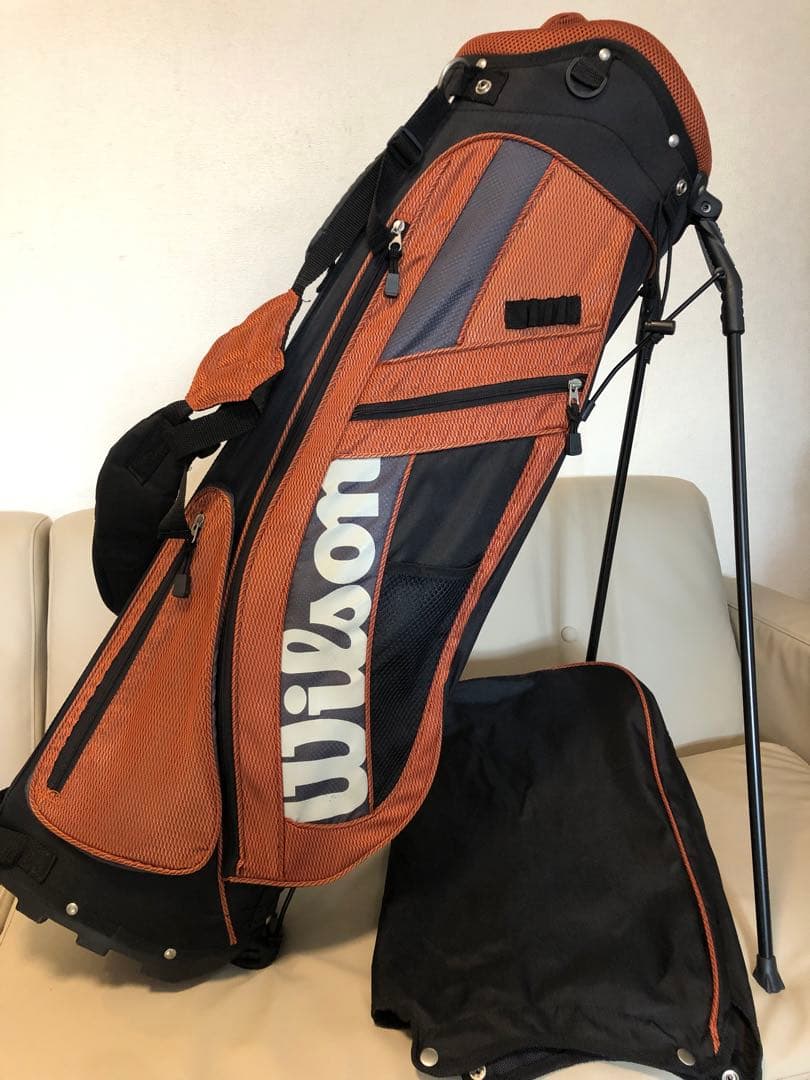 【送料込み】ウィルソン　Wilson スタンド式キャディバッグ　軽量ゴルフバッグ