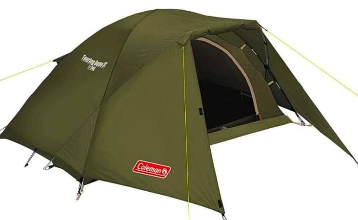 ☆綺麗☆アルミポール付☆限定オリーブ色☆コールマン☆ツーリングドームSTテント☆