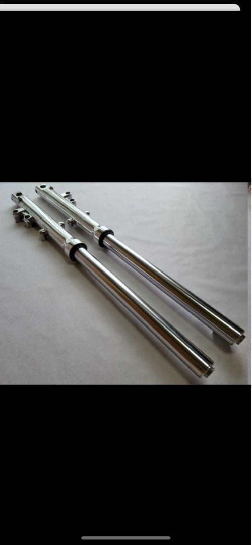 最終値下ゼファー400フロントフォークOH後未使用品/新品インナーチューブ39π