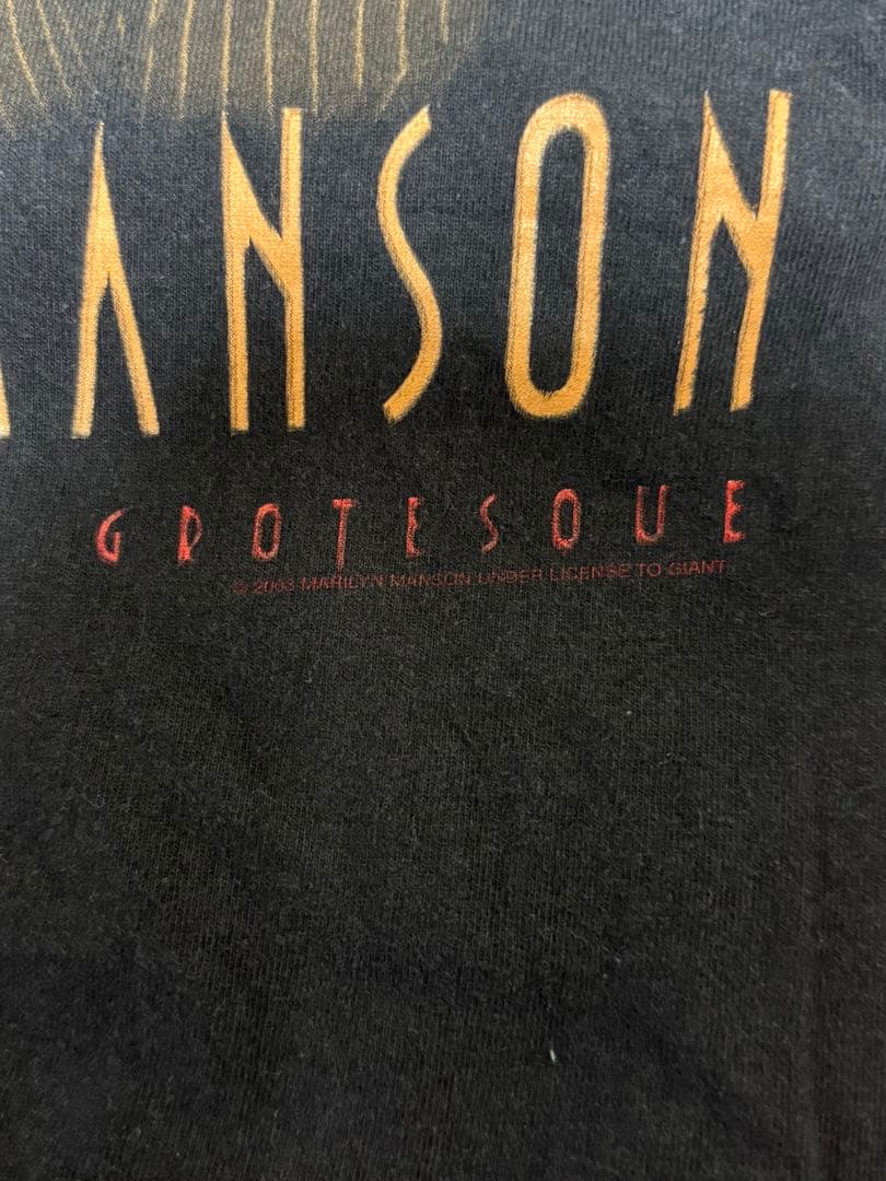 00's マリリンマンソン グロテスクバーレスク ツアー Tシャツ