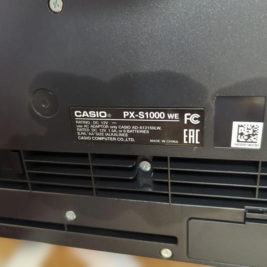 【CASIO】 Privia PX-S1000WE 電子ピアノ 88鍵盤