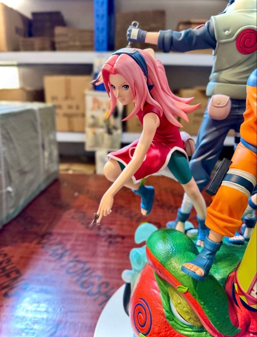 NARUTO ナルト 第七班 ガレージキット ガレキ スタチュー①