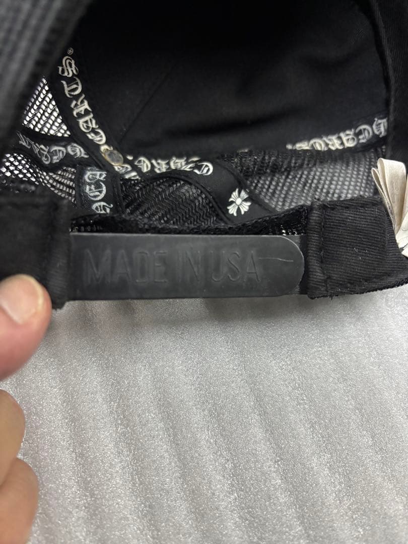 【正規品】クロムハーツキャップ　ブラック　イエロー