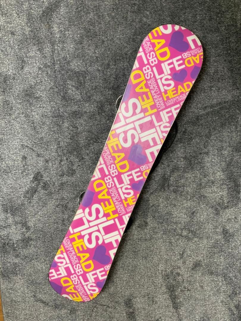 HEAD スノーボード 142cm ビンディング付き　女性用