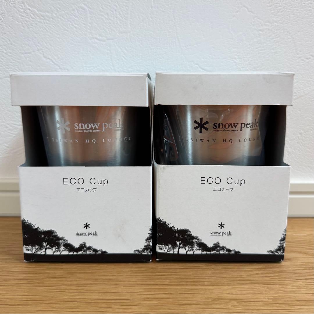 【peak】台湾限定 HQエコカップ 白黒 2点セット