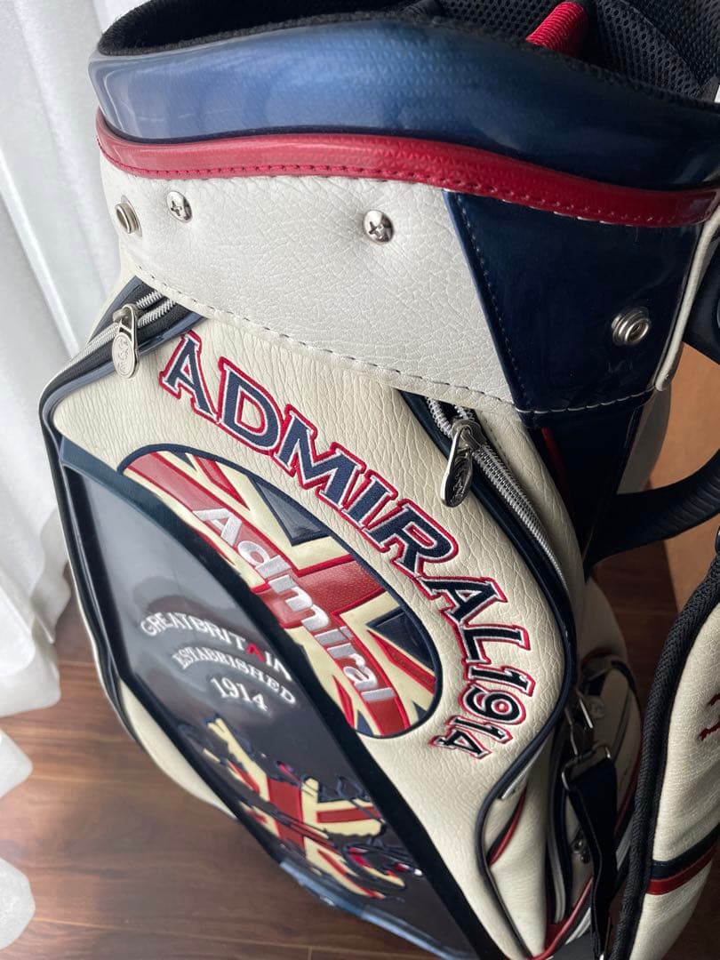 しまじろうさま専用⭐︎Admiral キャディバッグ ユニオンジャックデザイン